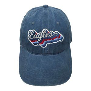 Richardson Eagles Twill Adjustable Tuck Strap Cap Trucker Baseball Hat Retro